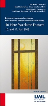 Titelseite der Tagungseinladung "40 Jahre Psychiatrie-Enquête"
